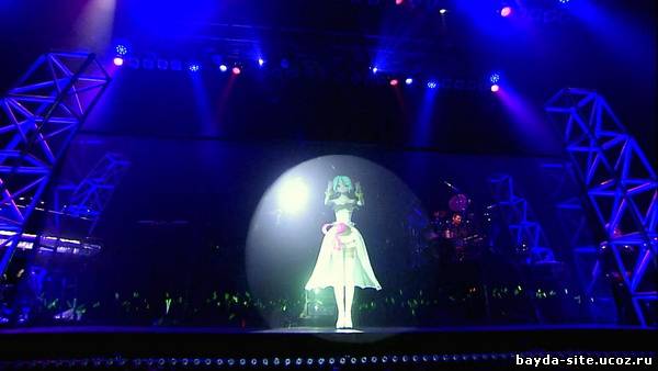 Hatsune Miku on stage